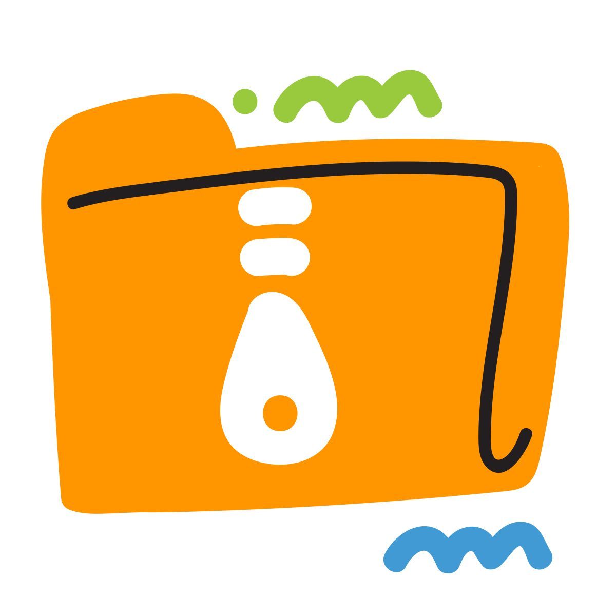 scribby style archive folder icon