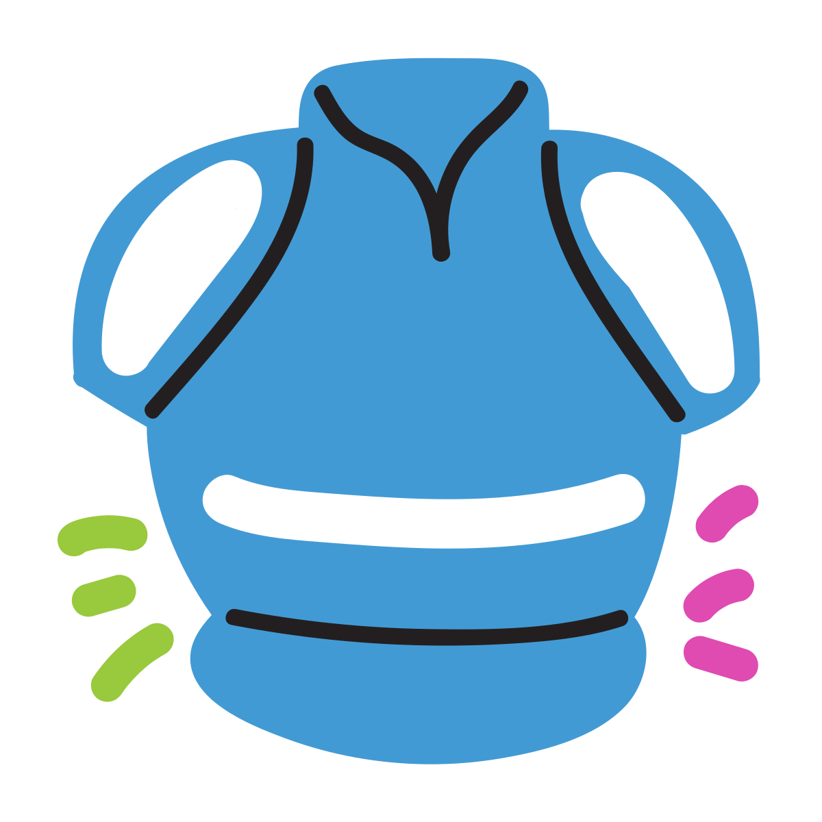 scribby style armored breastplate icon