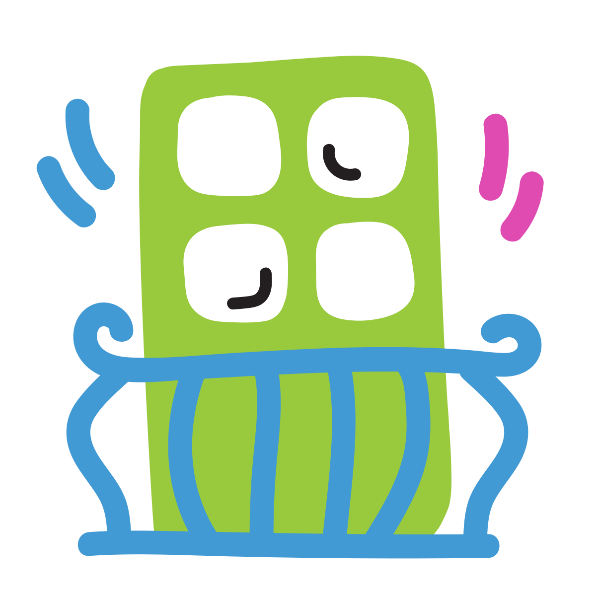 scribby style balcony icon