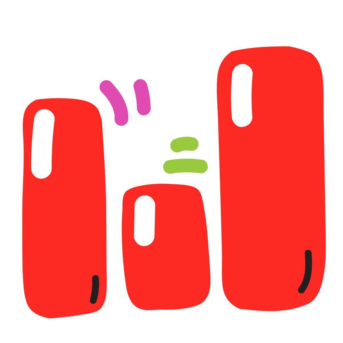 scribby style balkendiagramm icon