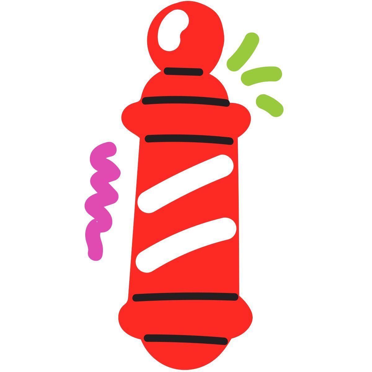 scribby style 理发店招牌 icon