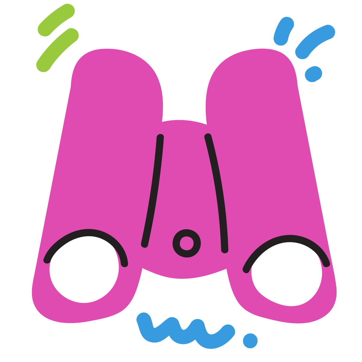 scribby style binoculars icon