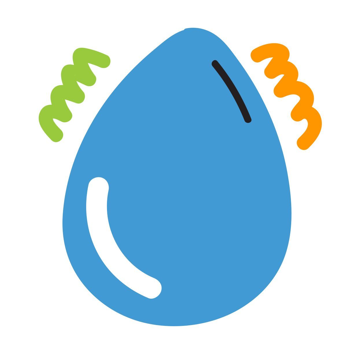 scribby style unschärfe icon