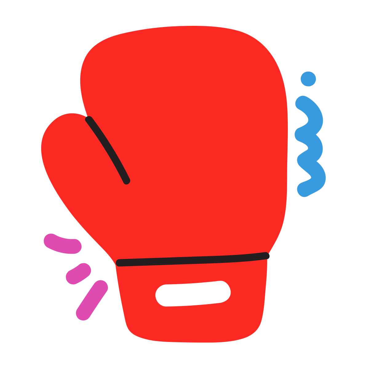 scribby style boxing icon