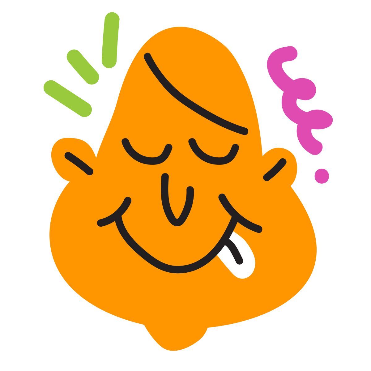 scribby style ragazzo icon