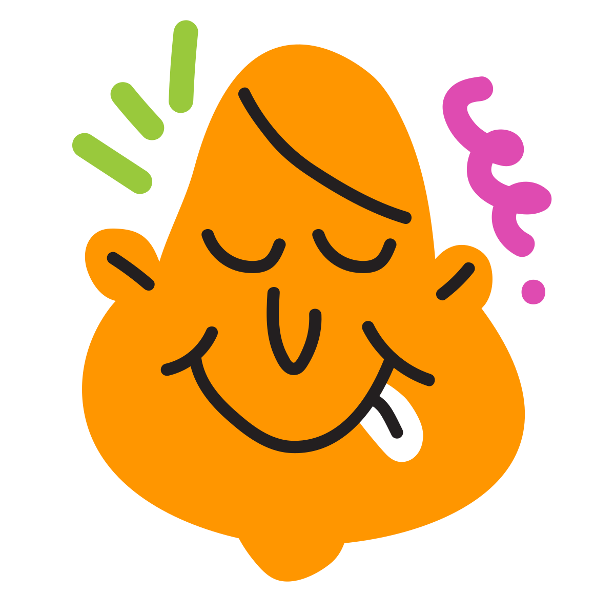 scribby style boy icon
