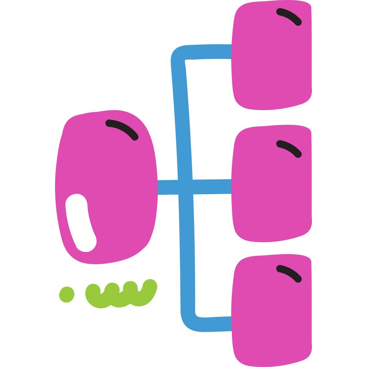 scribby style broadcasting icon