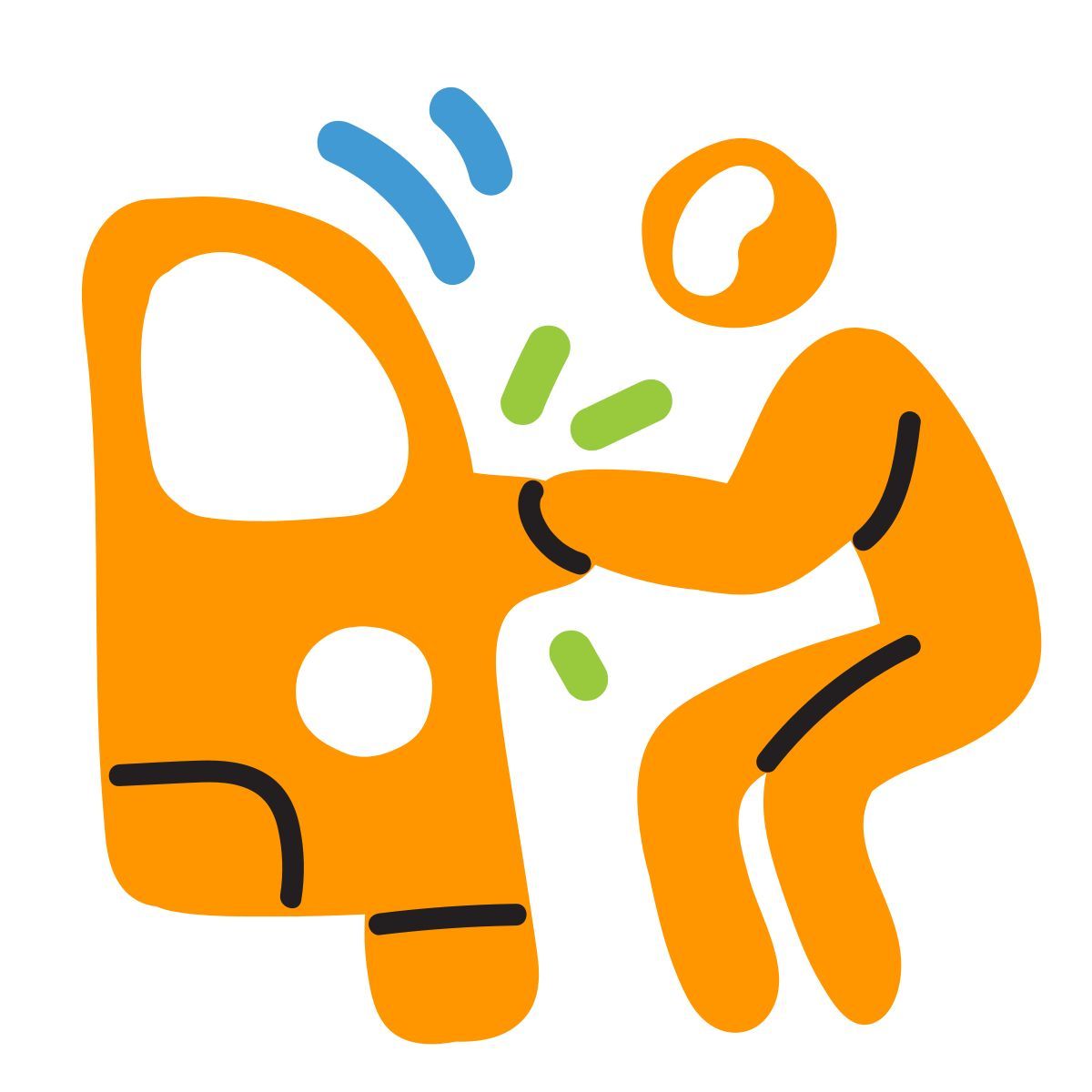 scribby style autodiebstahl icon