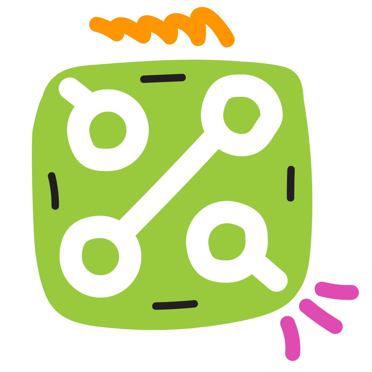 scribby style circuit icon