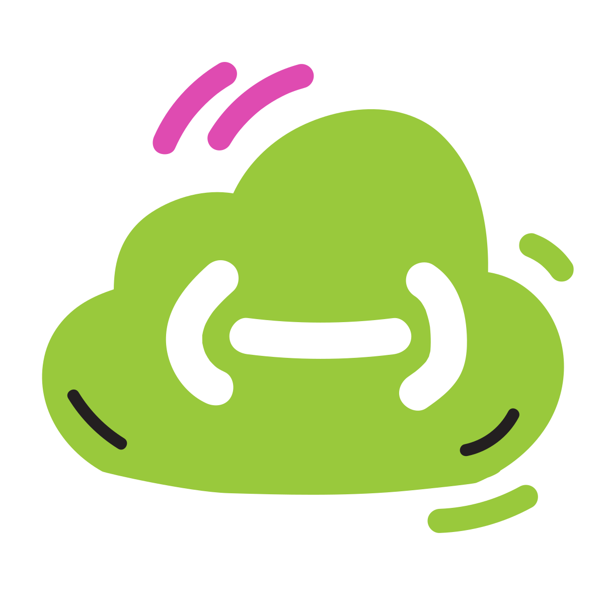 scribby style cloud link icon