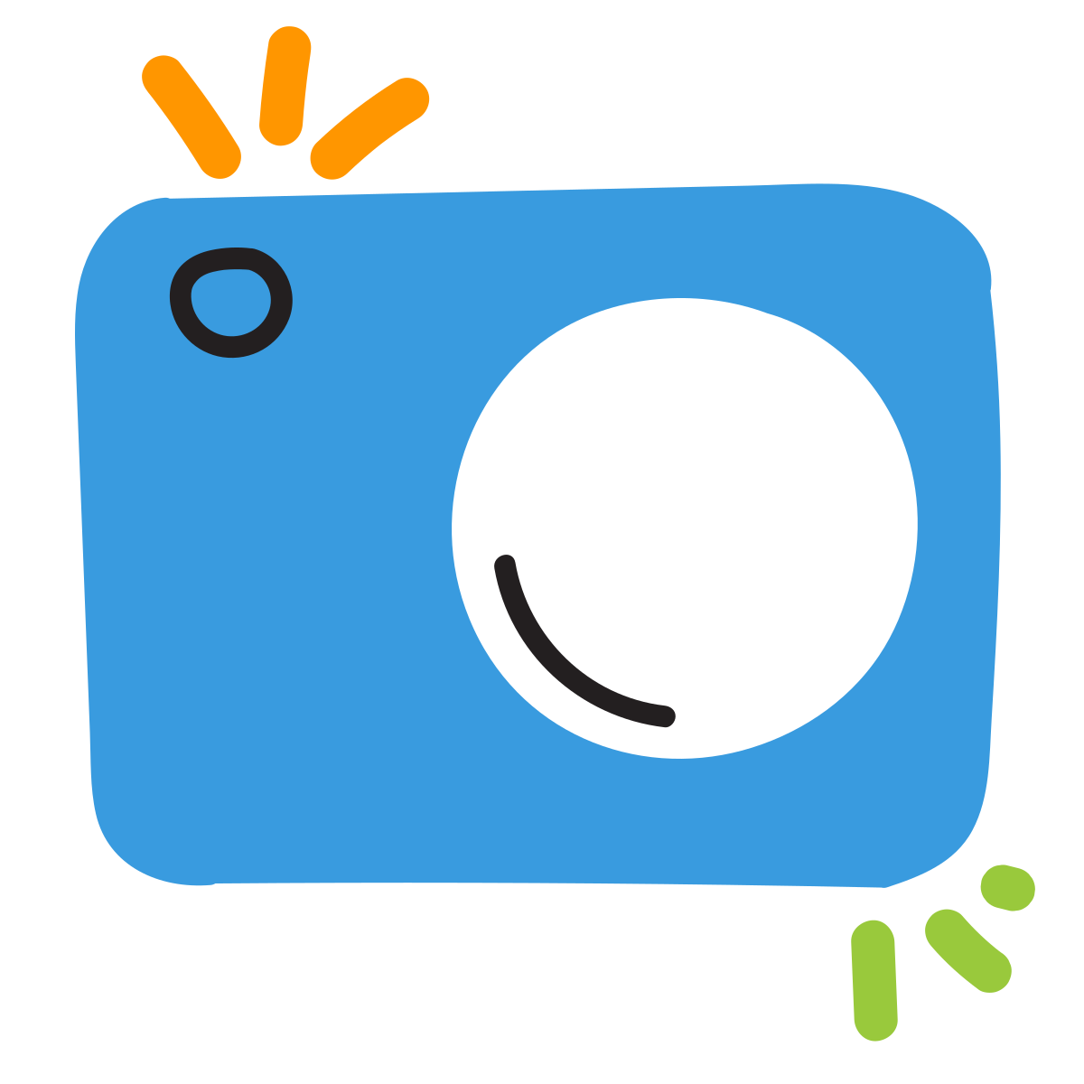 scribby style compact camera icon