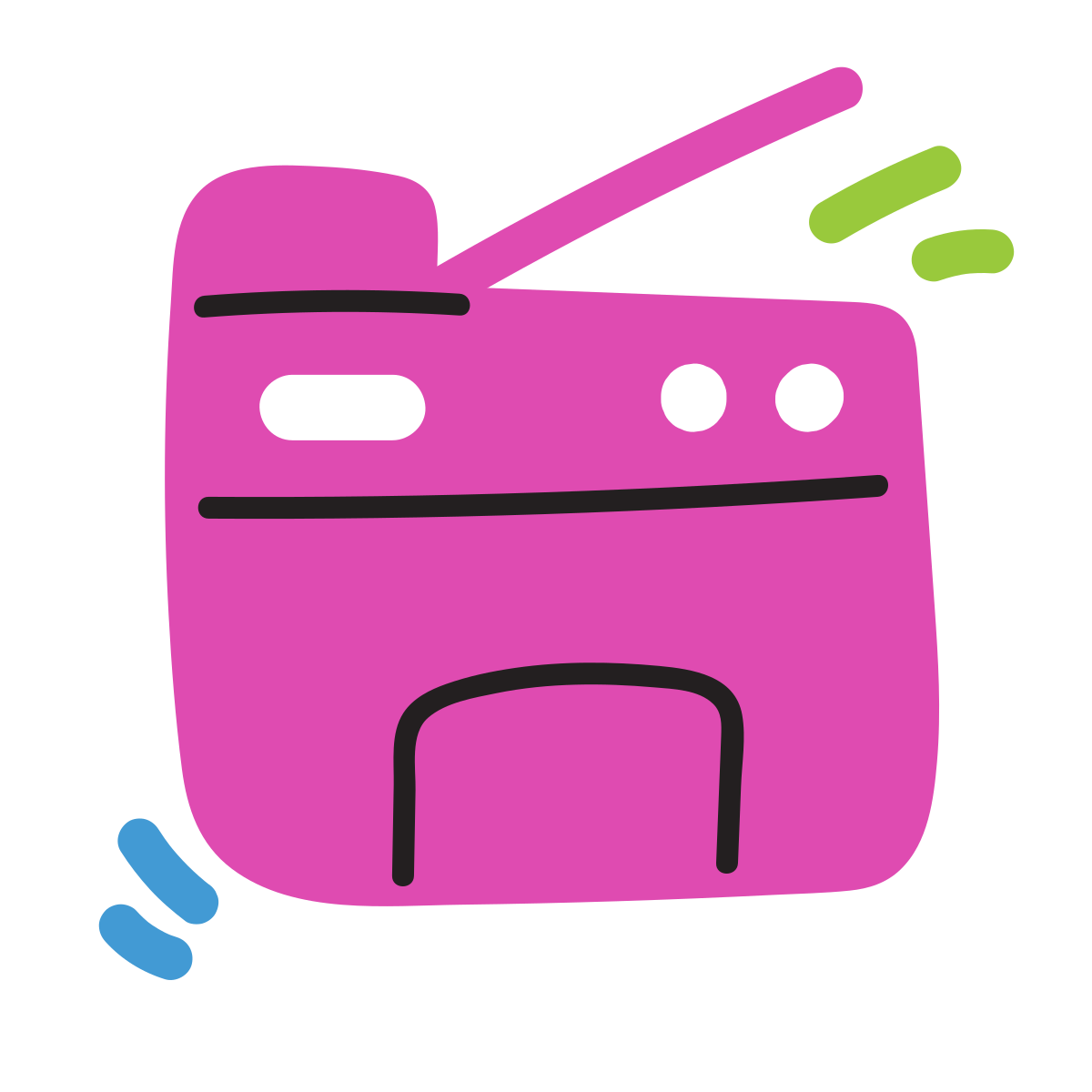 scribby style copy machine icon