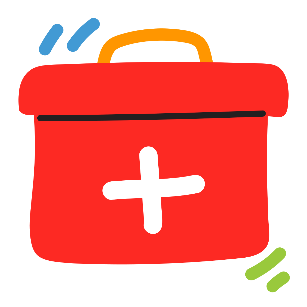 scribby style doctors bag icon