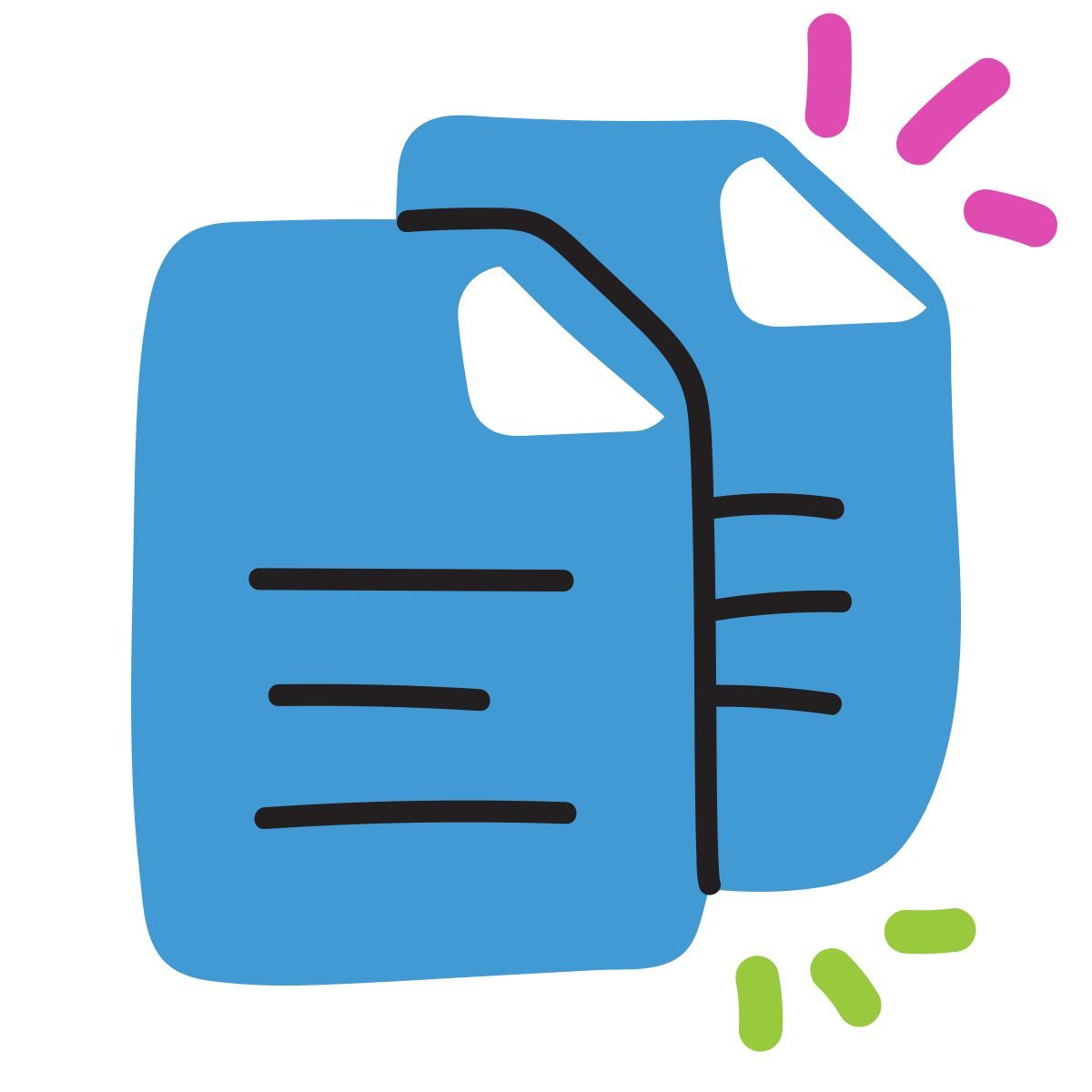 scribby style documents icon