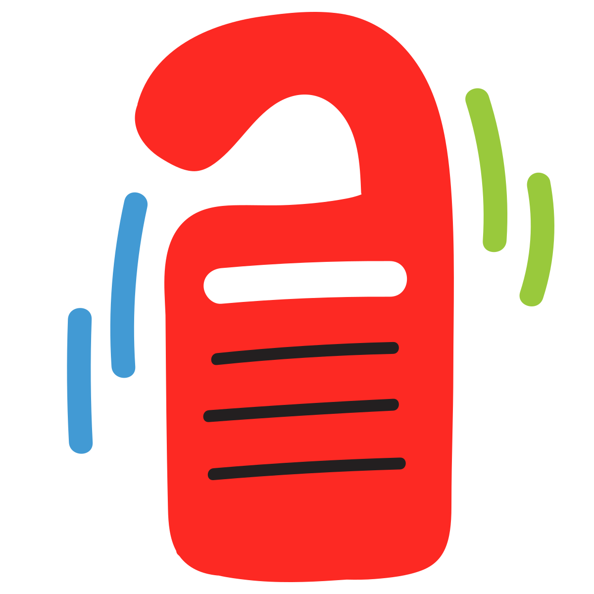 scribby style door hanger icon