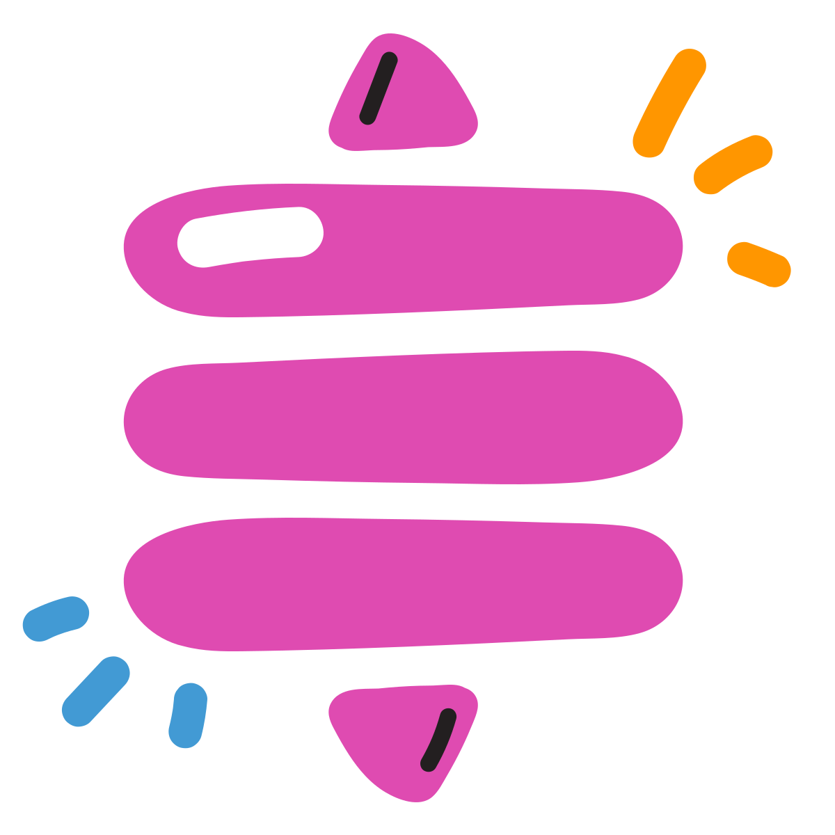 scribby style drag reorder icon