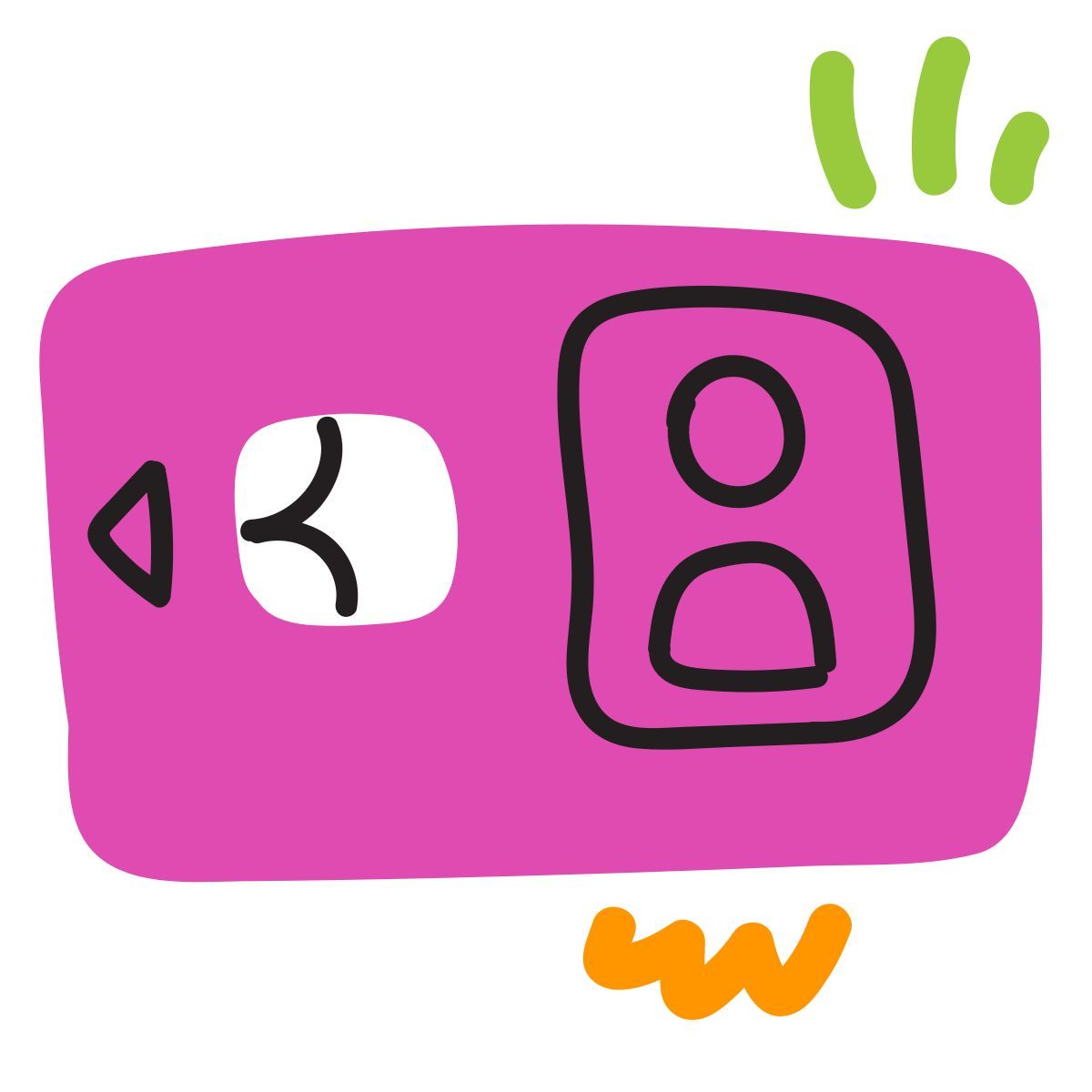 scribby style carta d'identità elettronica icon