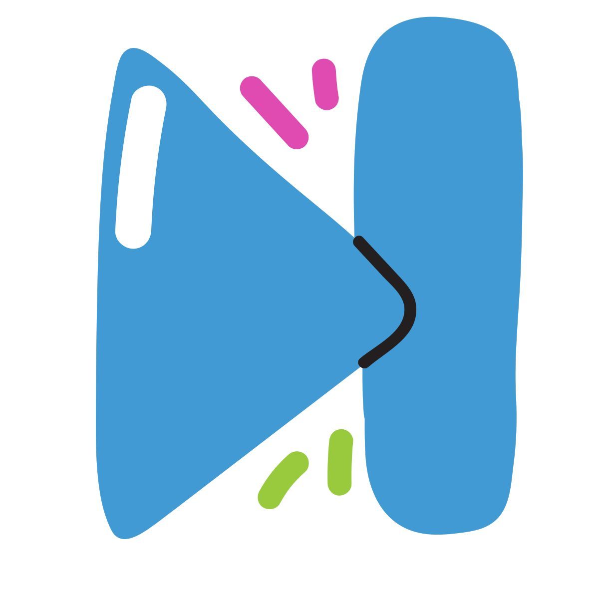 scribby style end icon