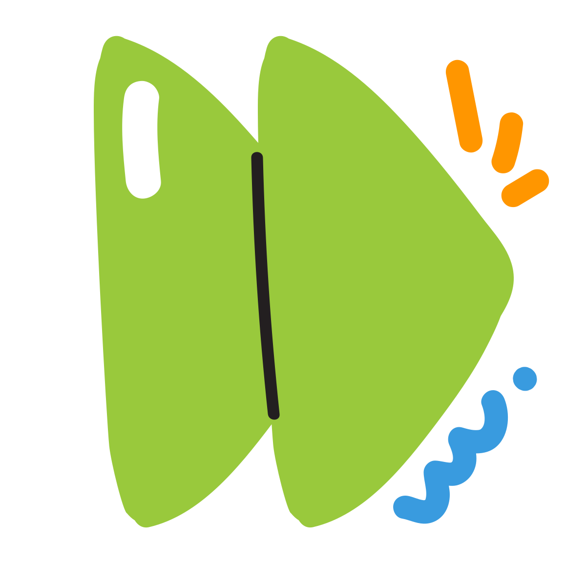 scribby style fast forward icon