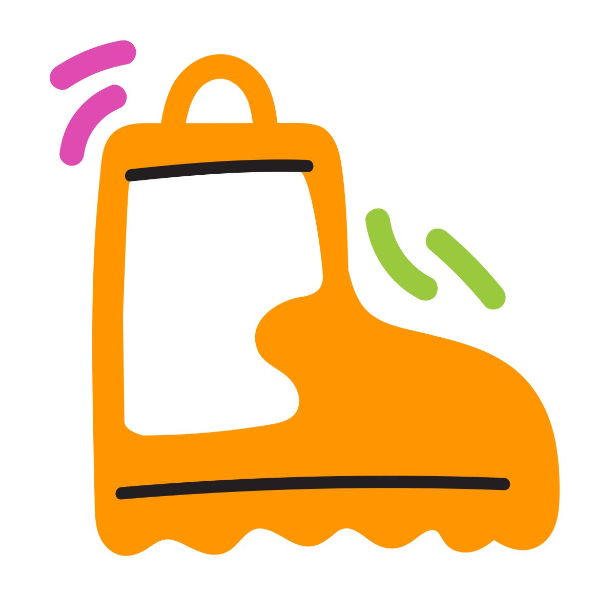 scribby style fireman boots icon