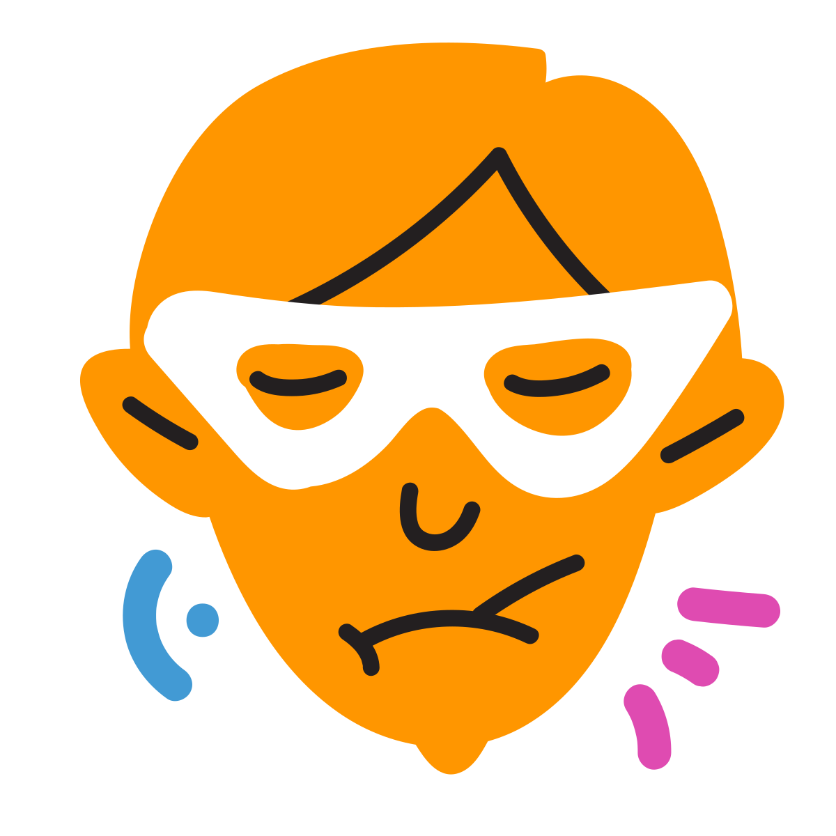 scribby style fraud icon