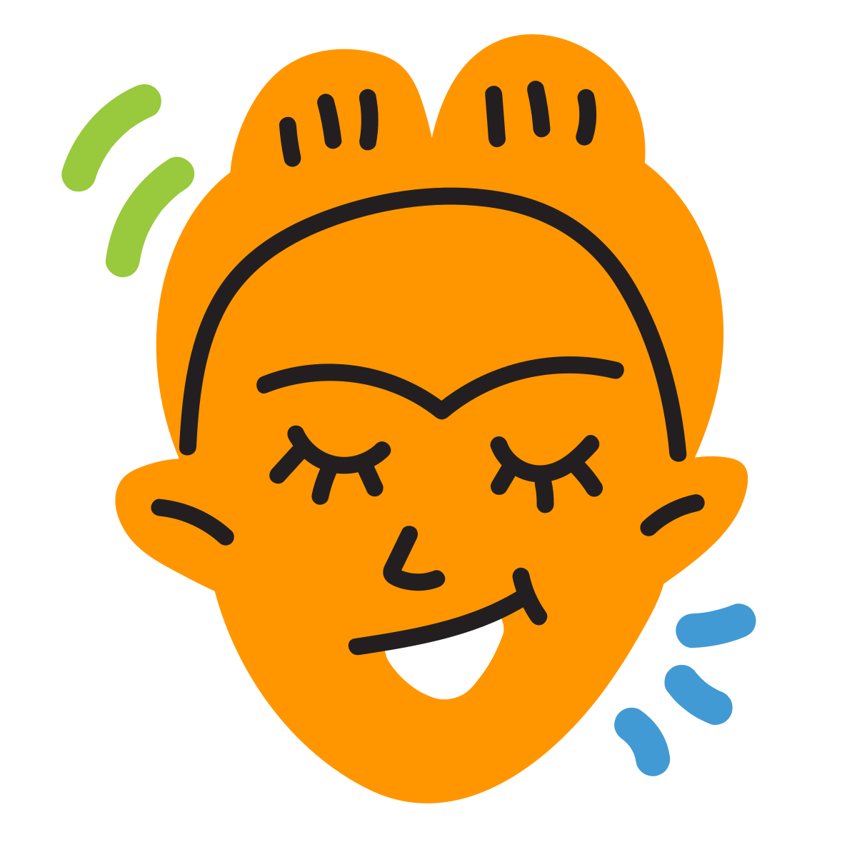 scribby style frida kahlo icon