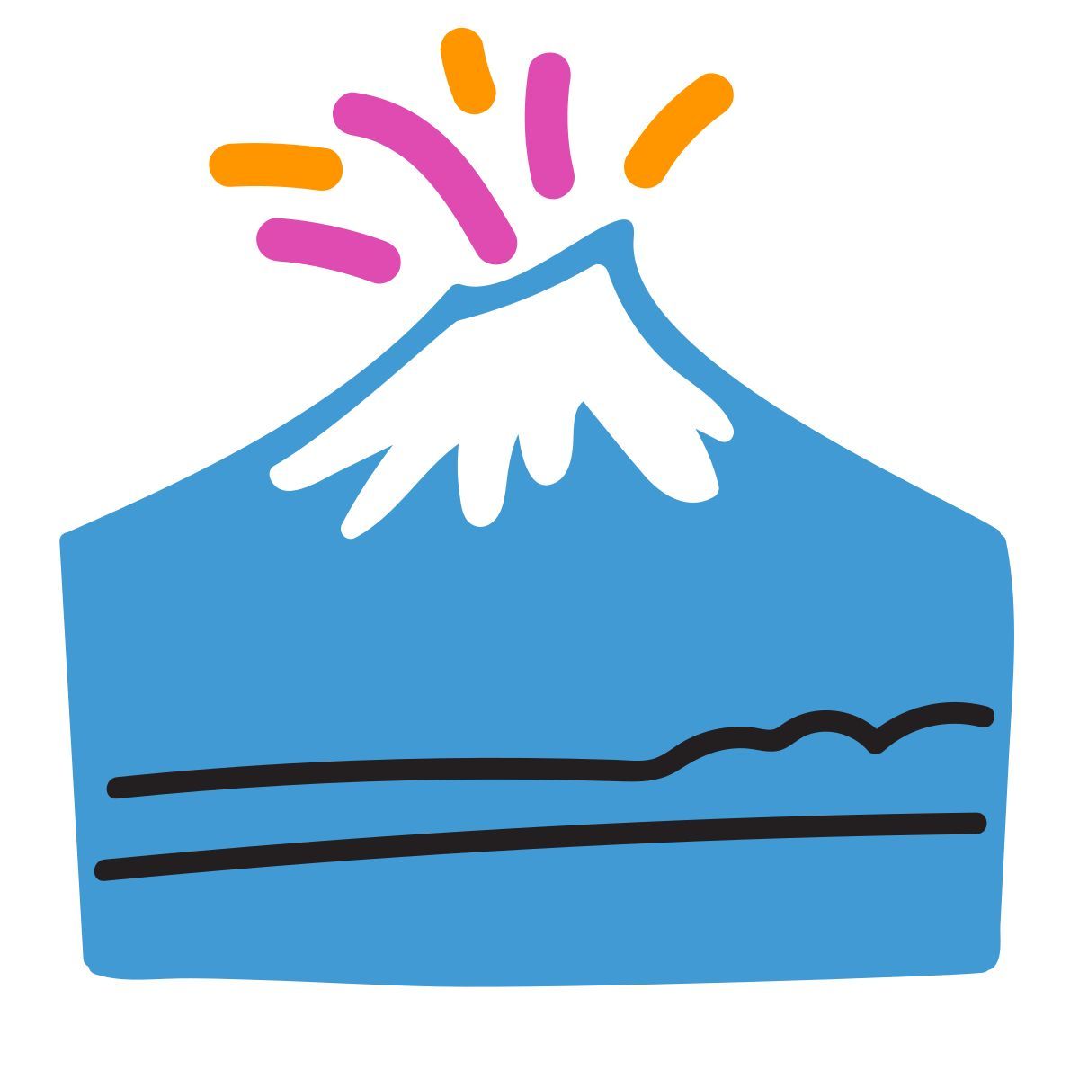 scribby style 후지 화산 icon