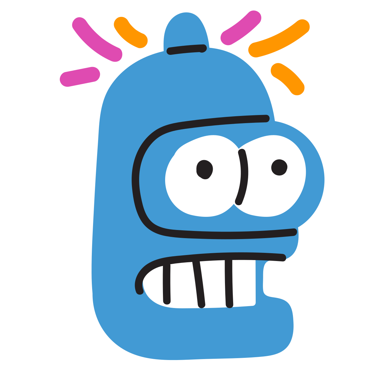 scribby style futurama bender icon