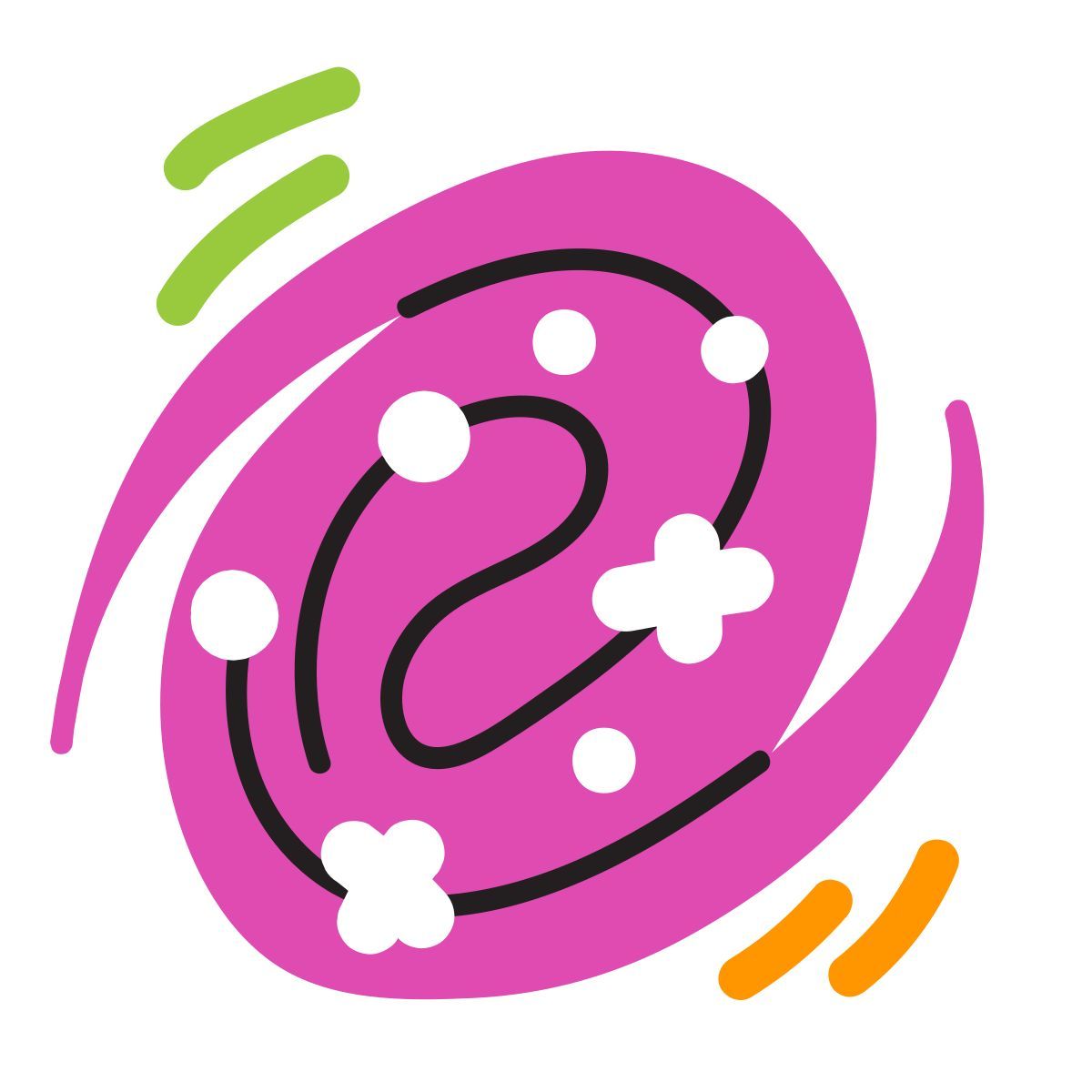 scribby style galaxie icon