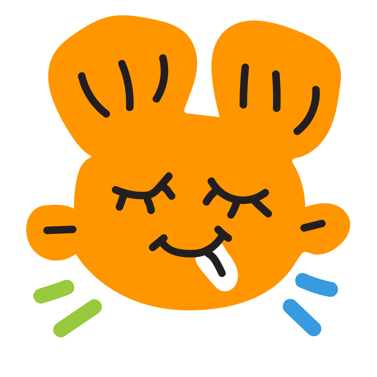 scribby style girl icon