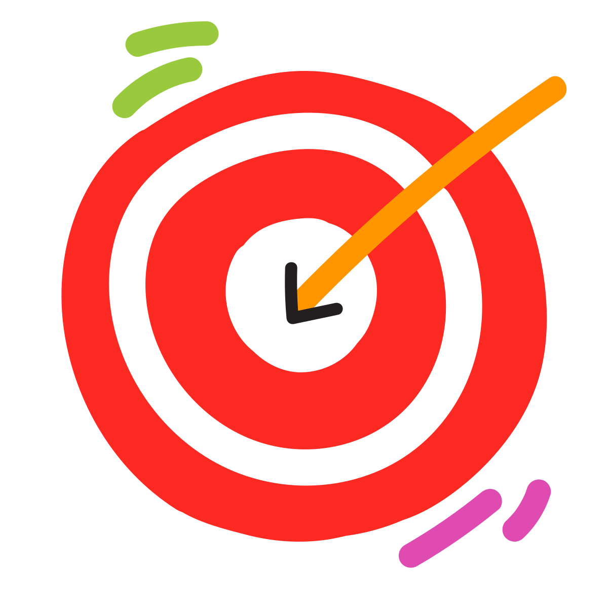 scribby style goal icon