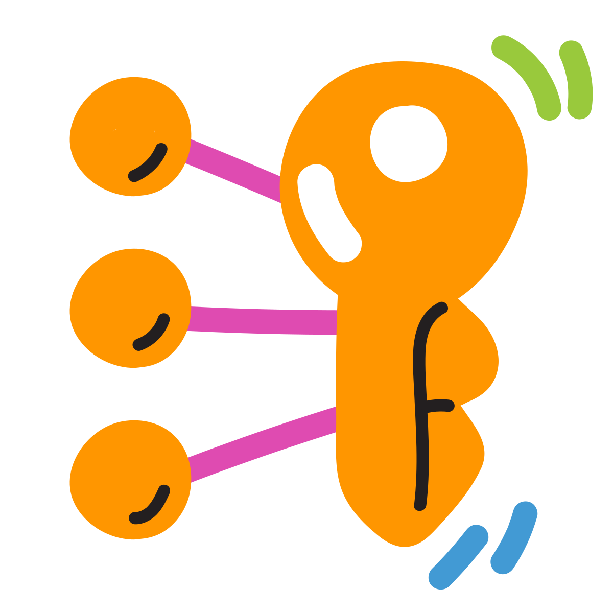 scribby style grand master key icon