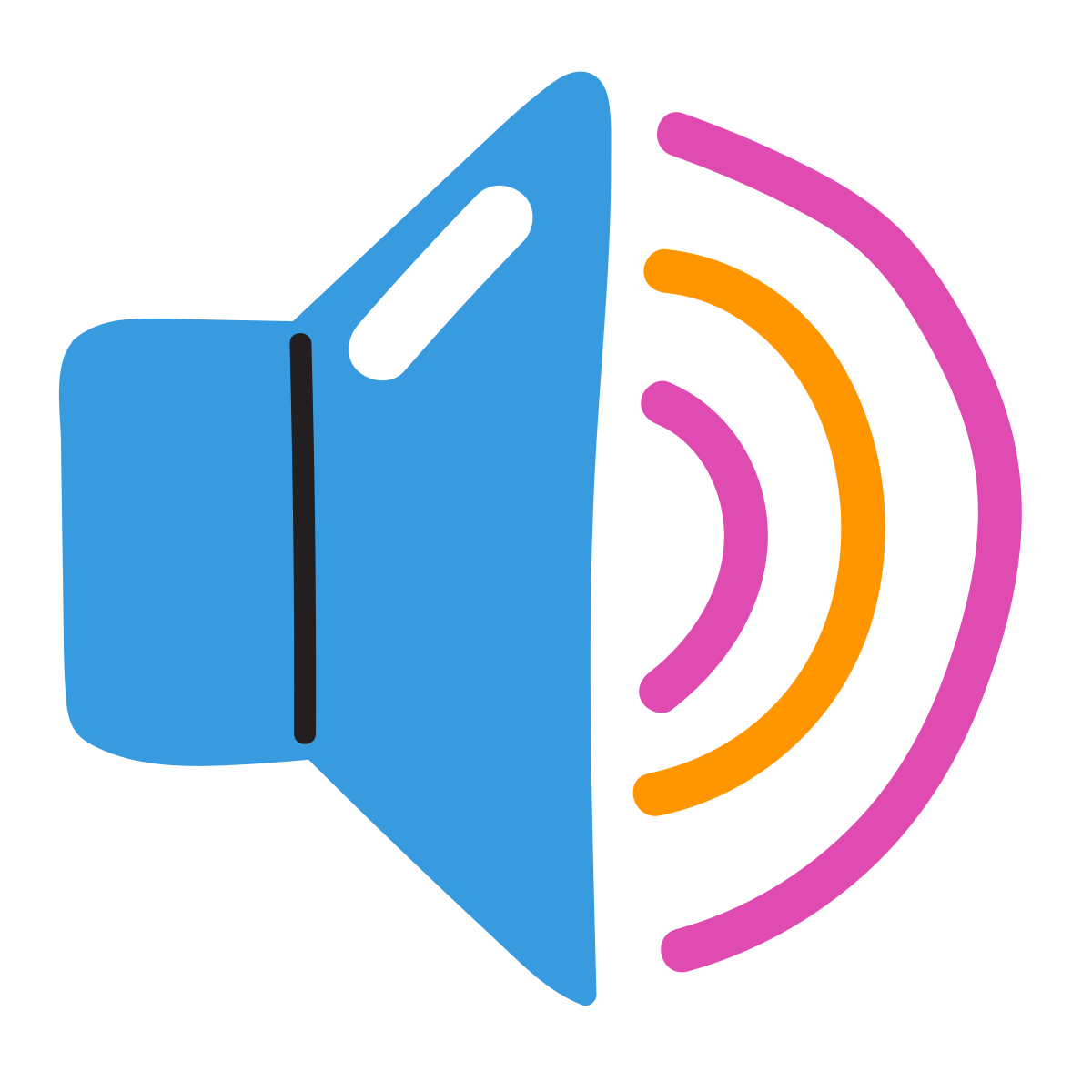 scribby style high volume icon