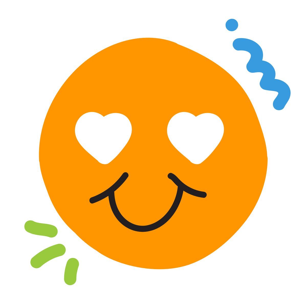 scribby style verliebt icon