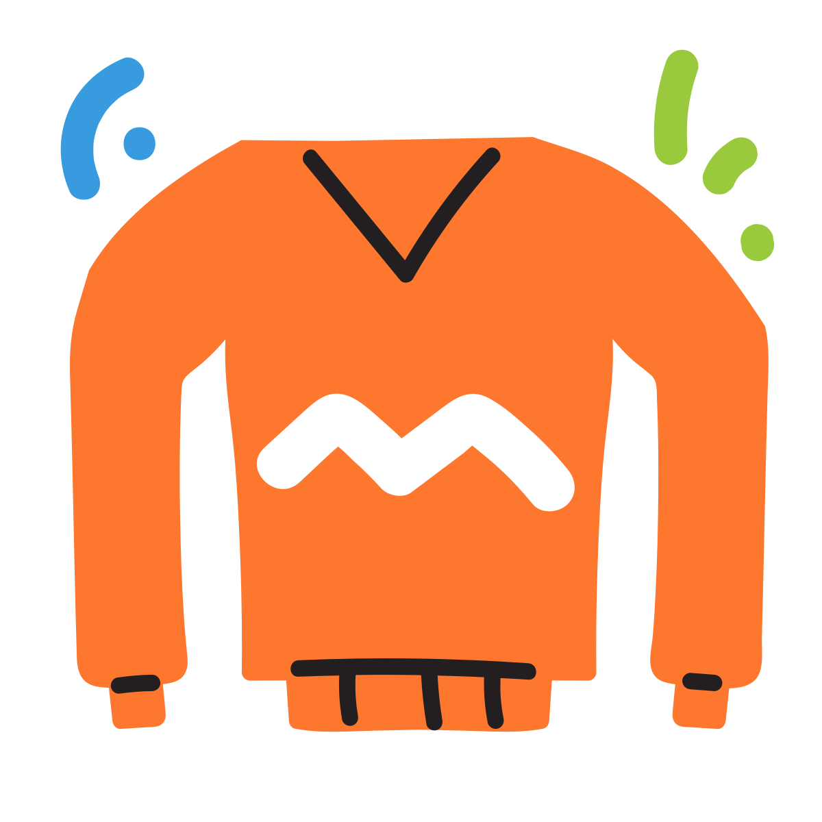 scribby style jumper icon