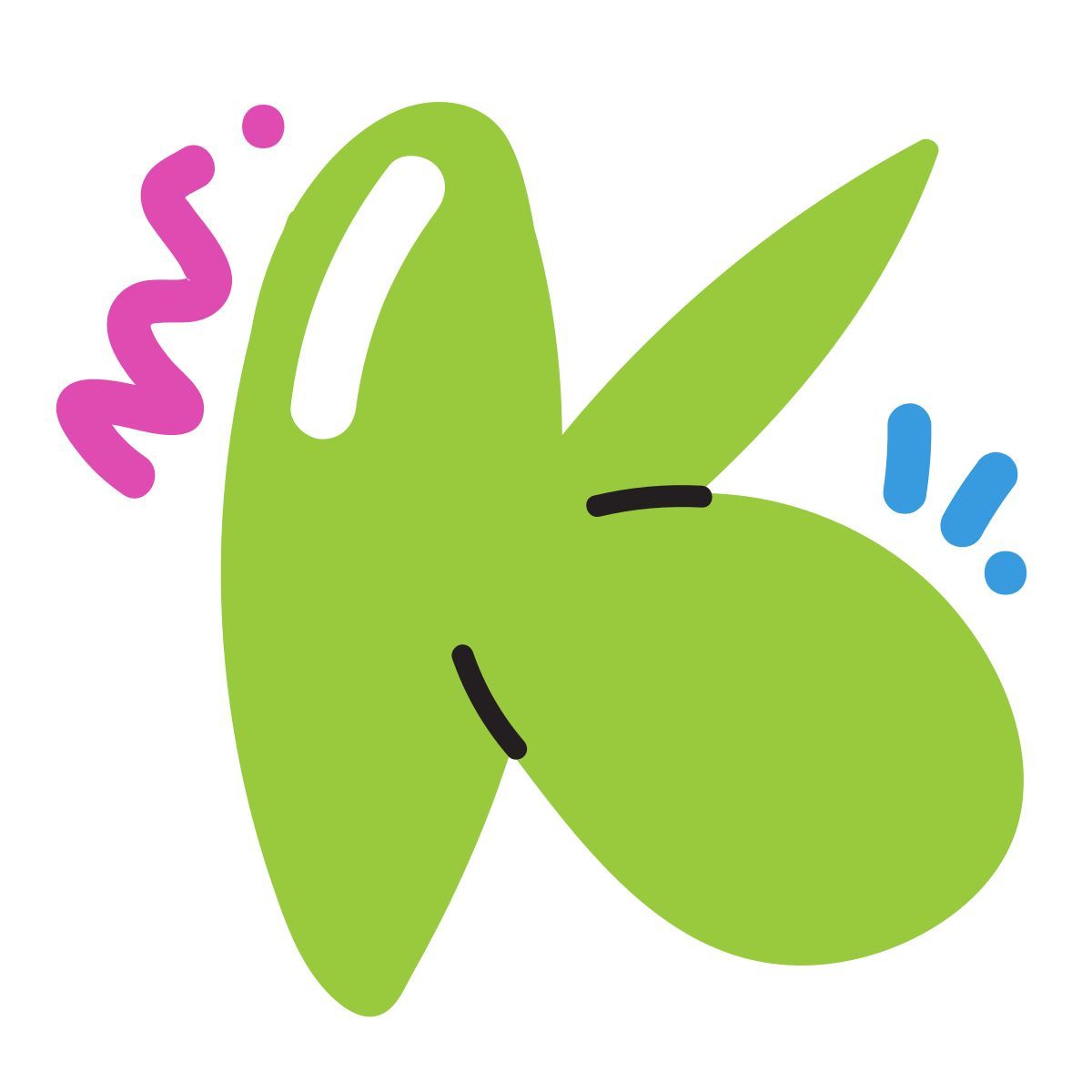 scribby style k icon