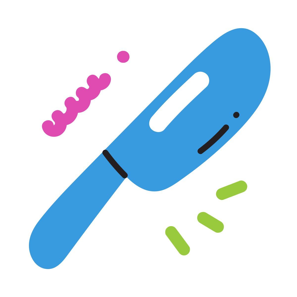 scribby style coltello icon