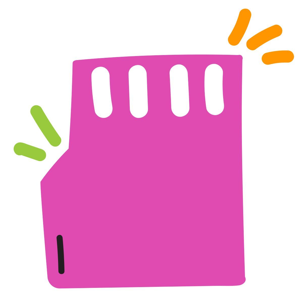 scribby style micro sd icon