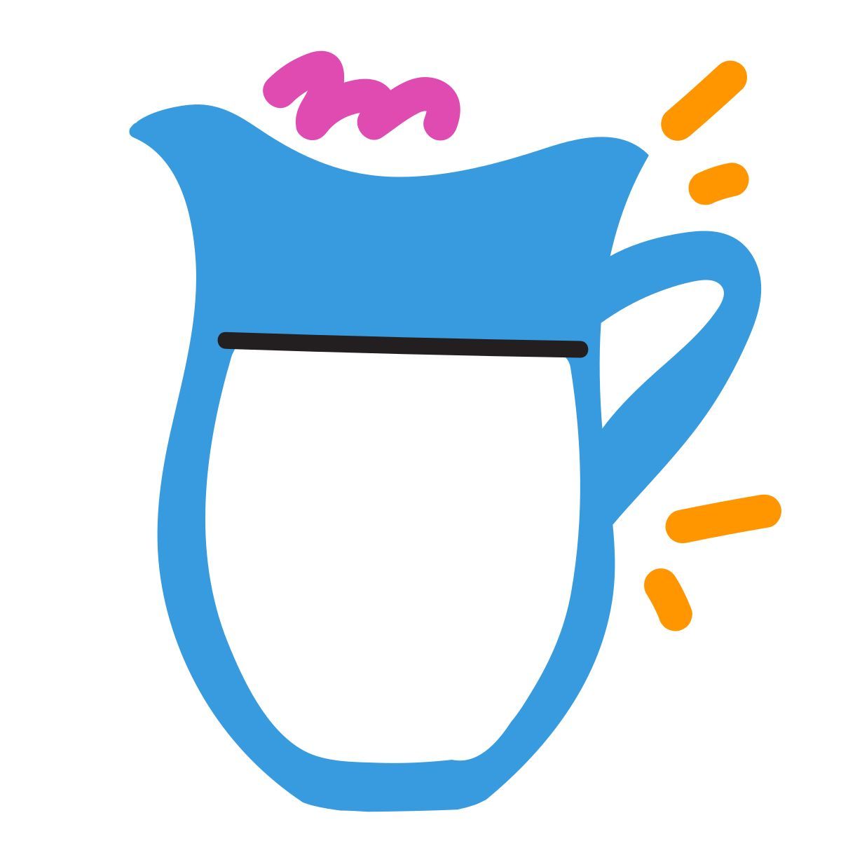 scribby style 牛奶 icon