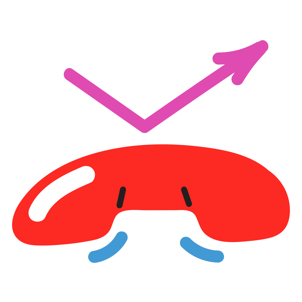scribby style missed call icon