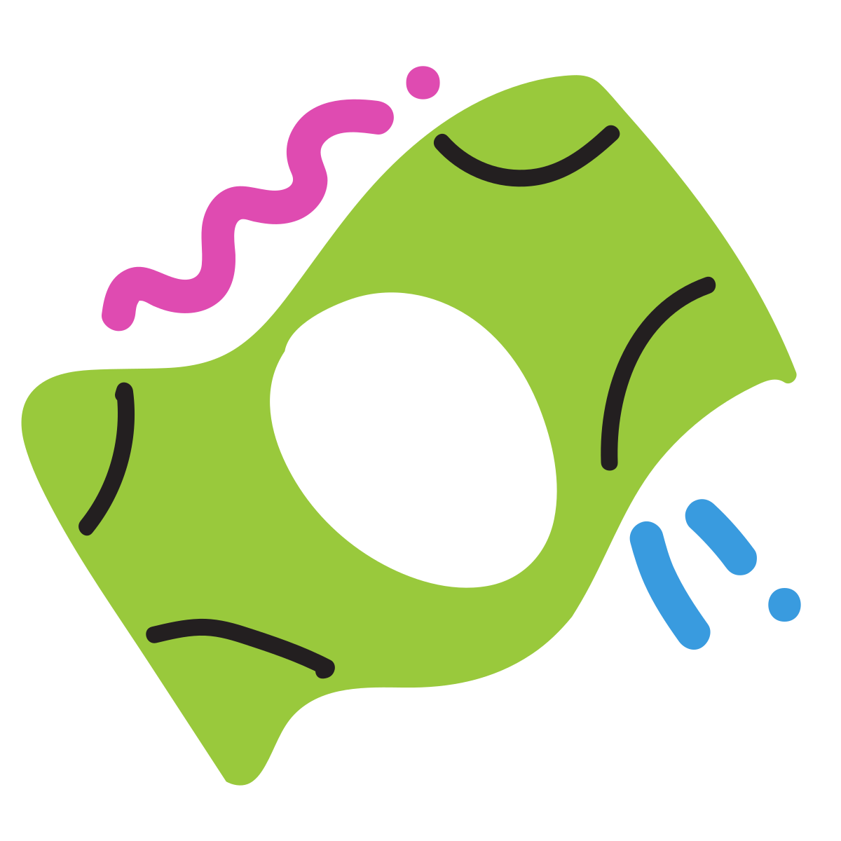 scribby style money icon
