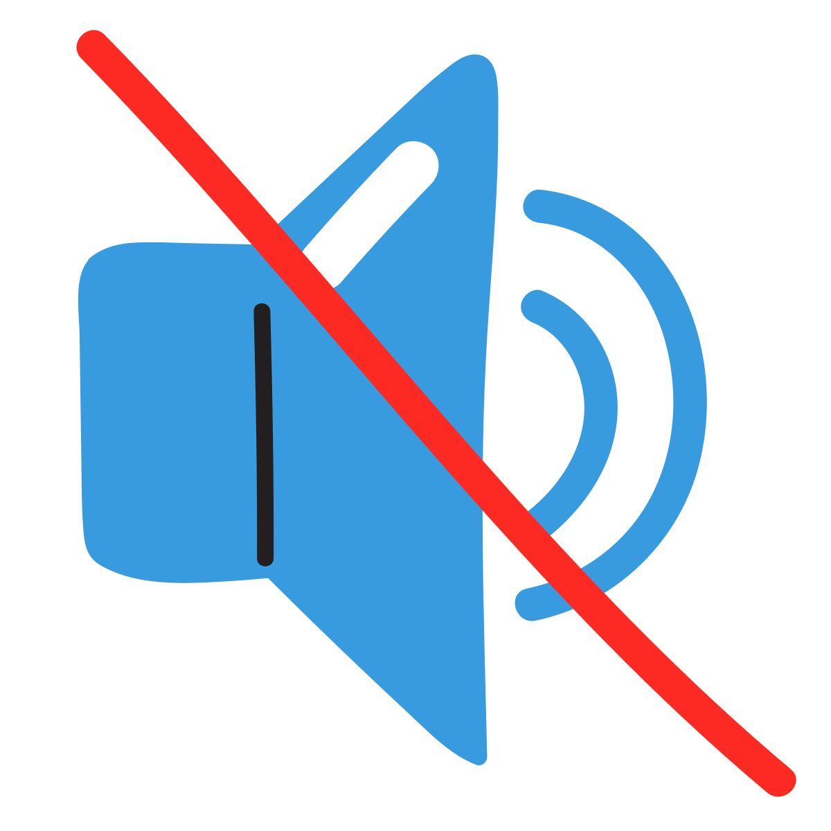 scribby style no audio icon