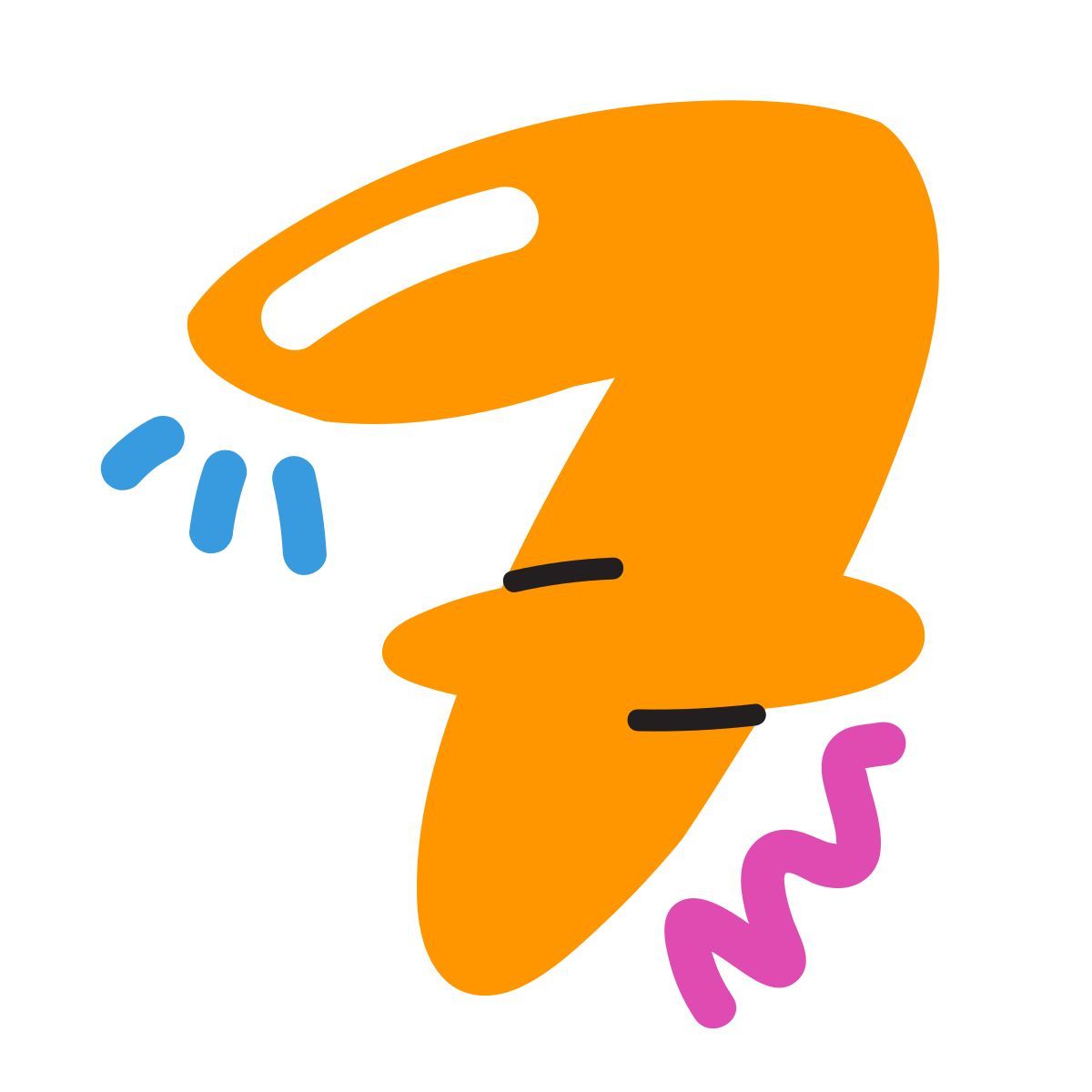 scribby style numero 7 icon