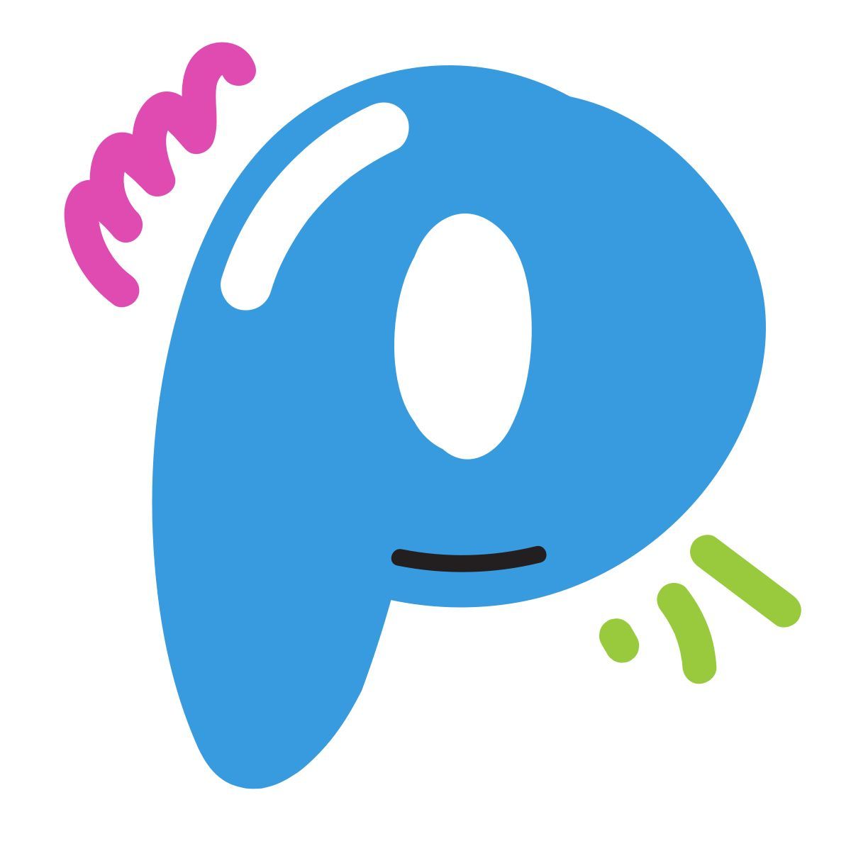 scribby style p icon