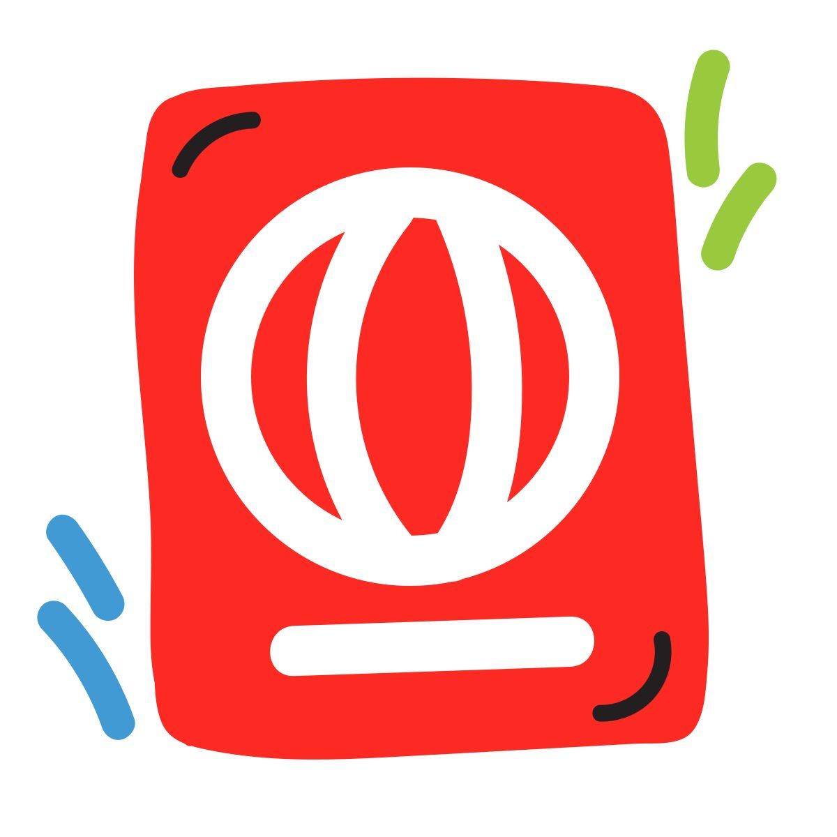 scribby style passport icon