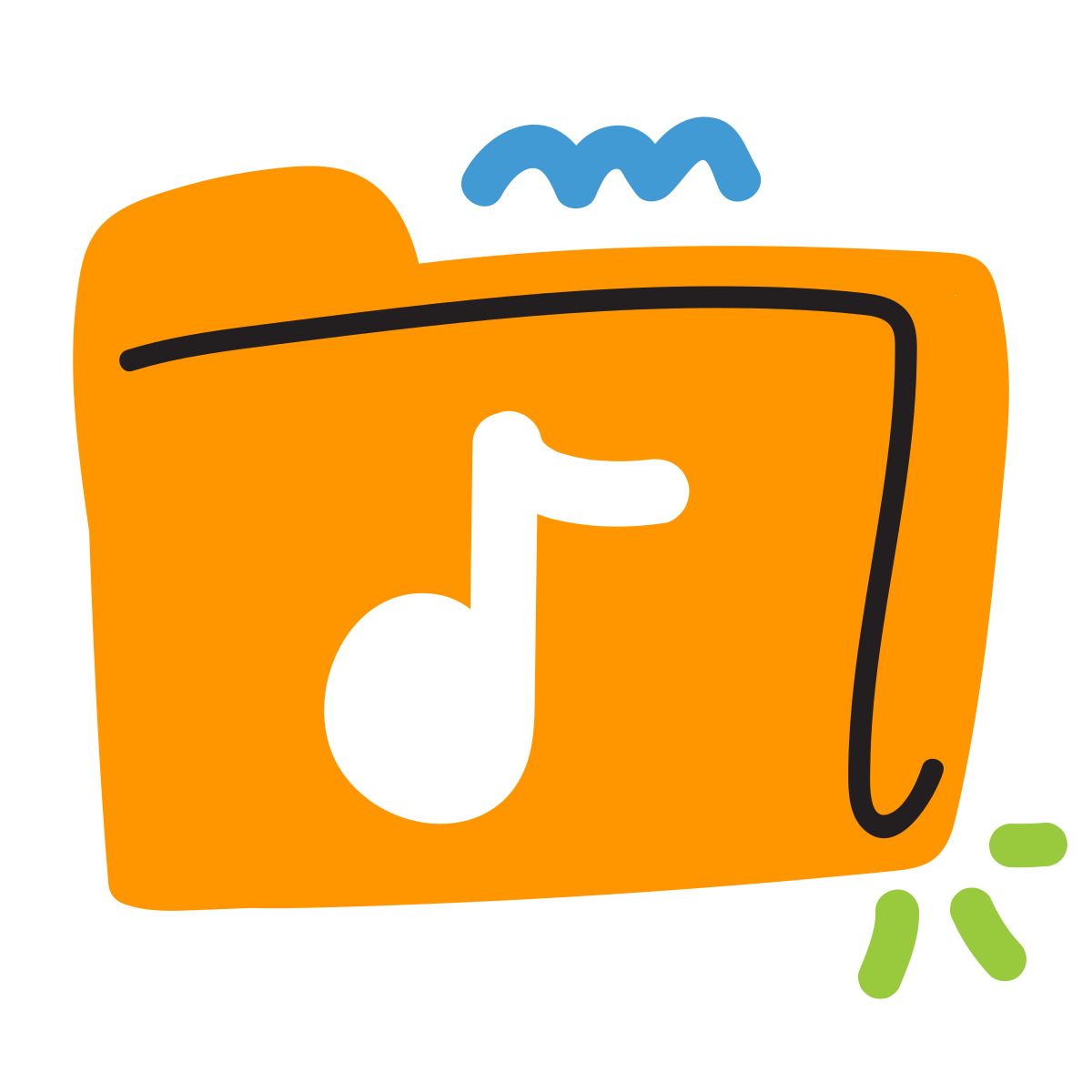 scribby style photos folder icon