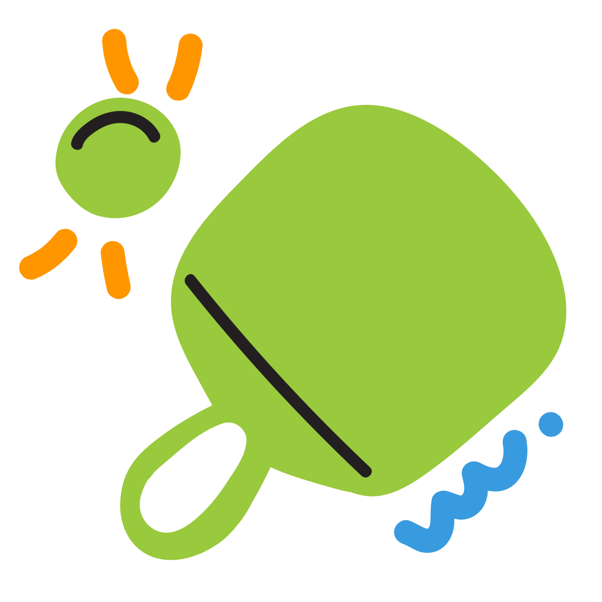 scribby style ping pong icon