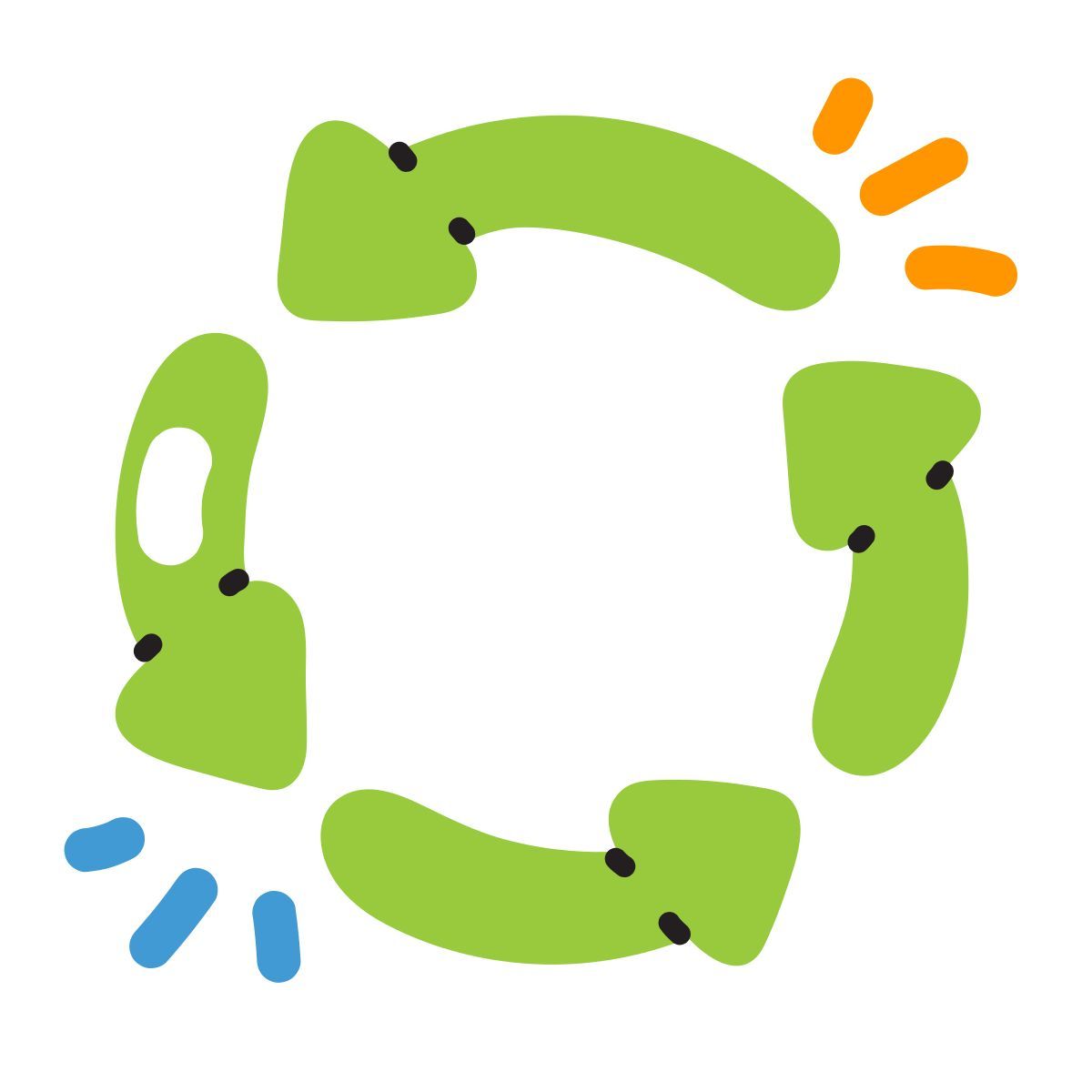 scribby style processus icon