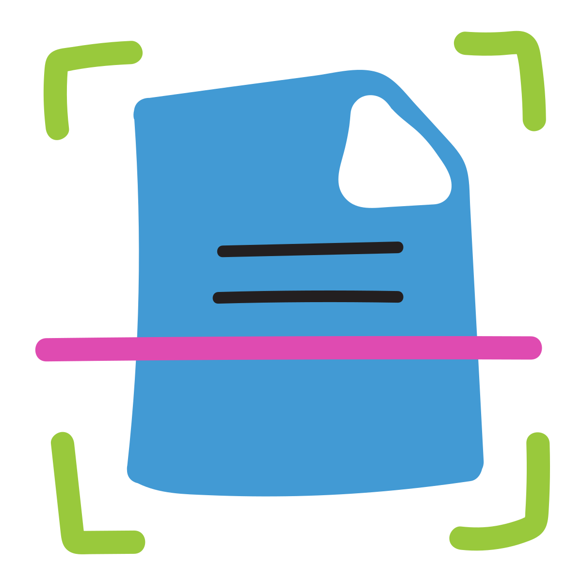 scribby style rescan document icon