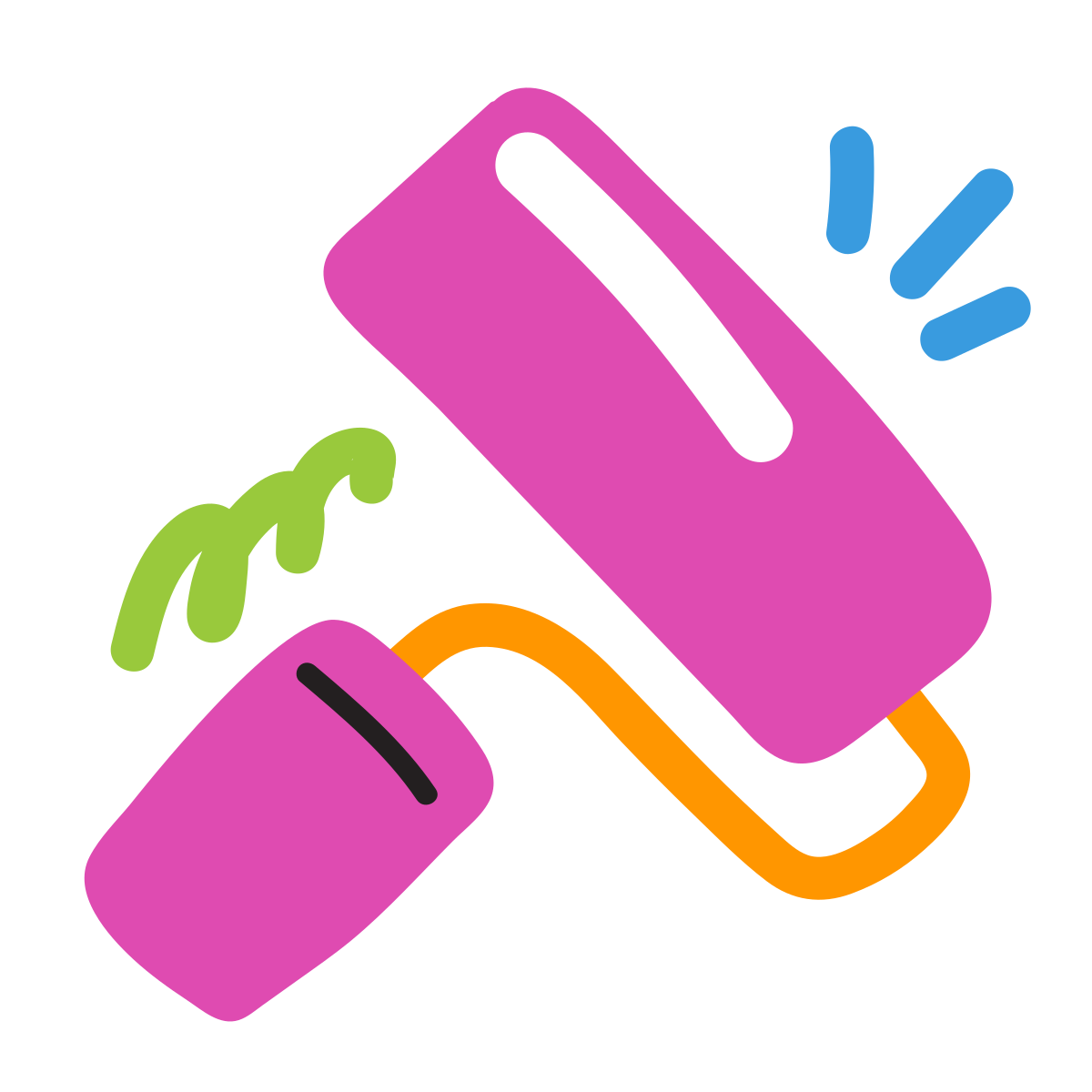 scribby style roller brush icon